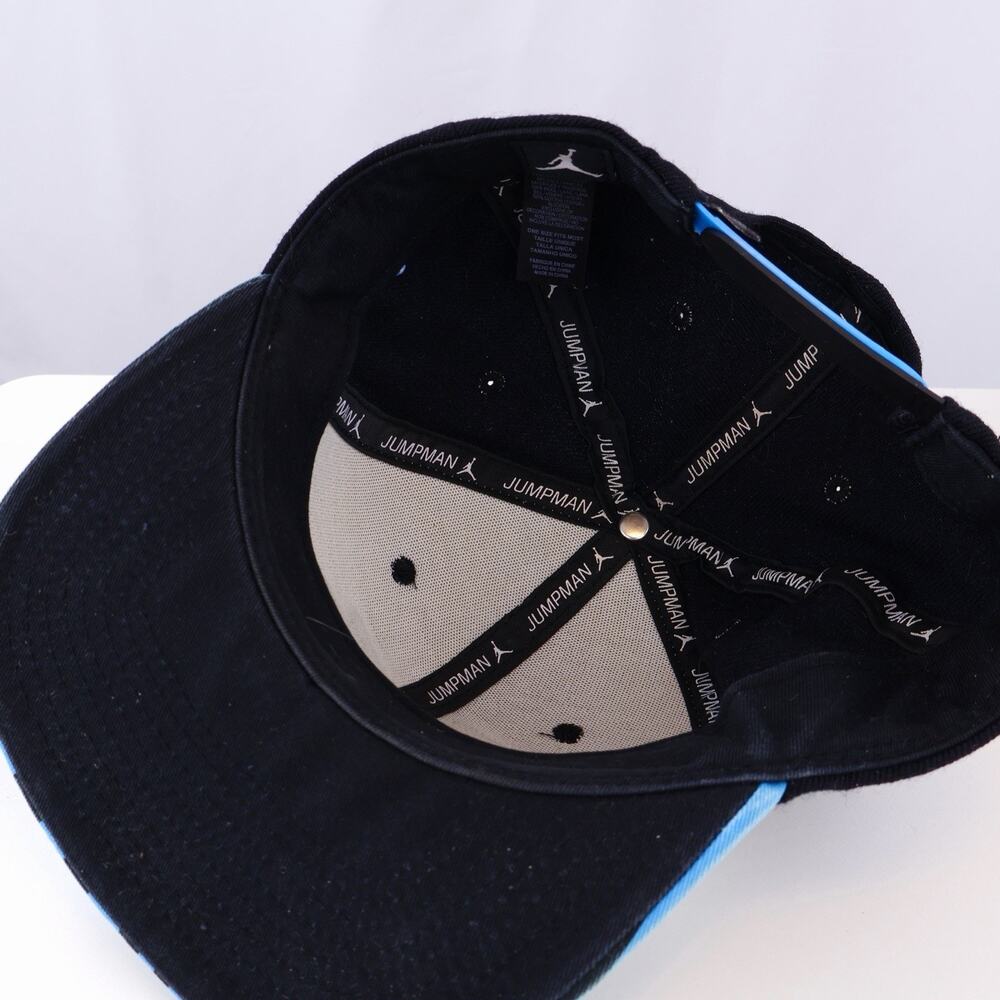 Air Jordan 23‎ Snapback Hat Black White Blue Zebra Stripe Flat Brim Cap One Size - Picture 6 of 6